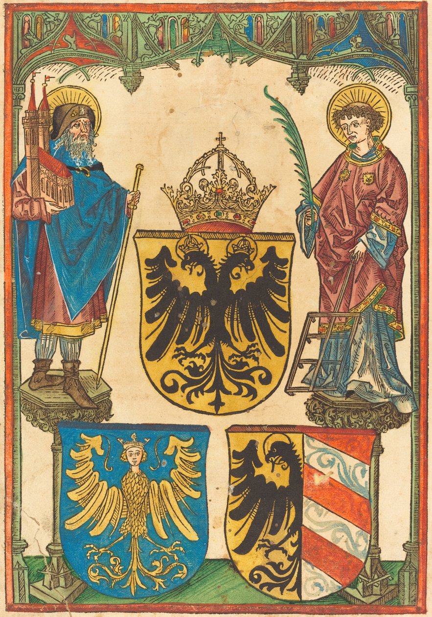 Saint Sebaldus og Saint Lawrence, ca. 1480. af Unbekannt