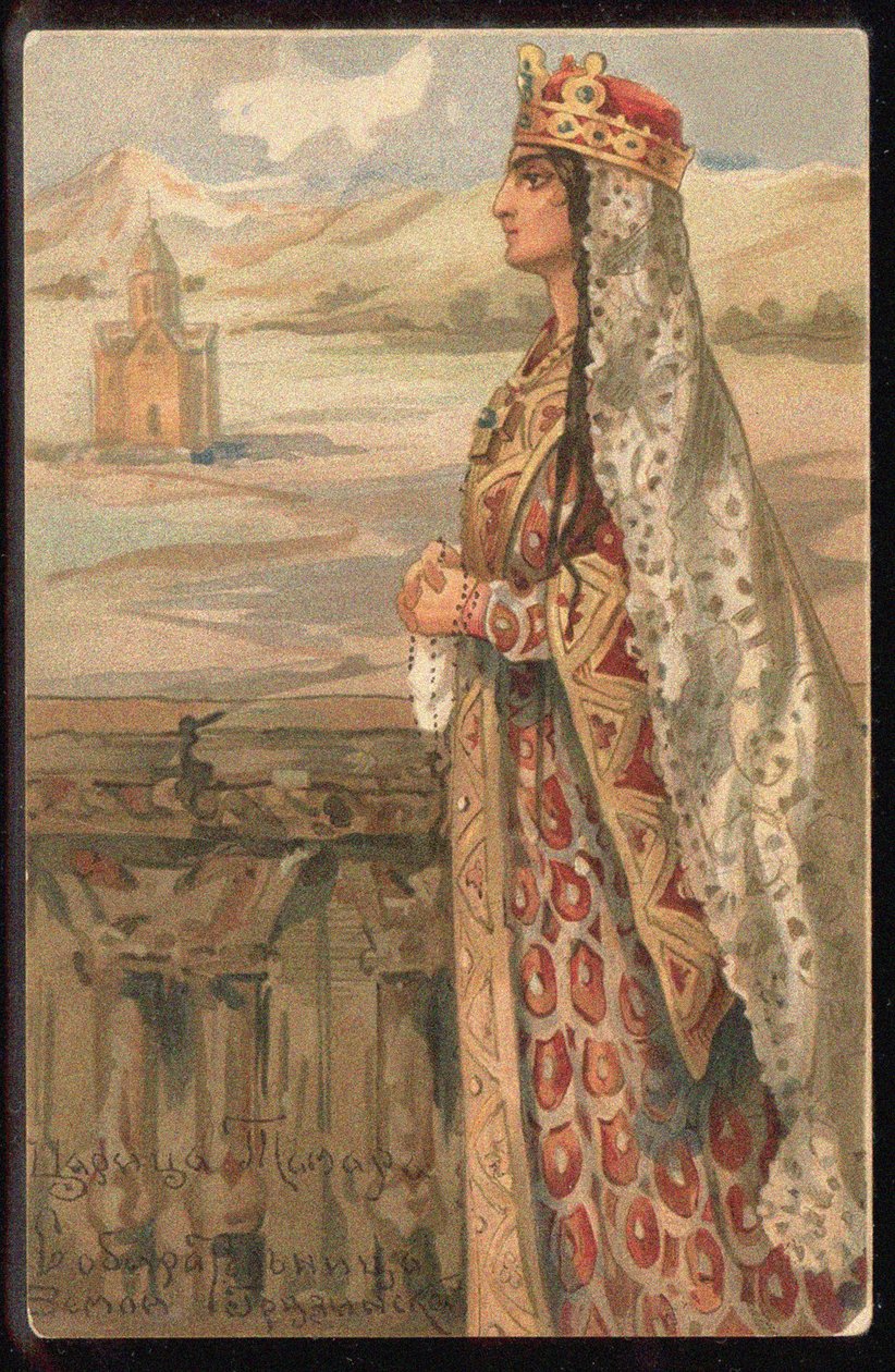 Saint Tamara of Georgia, anden halvdel af det 19. århundrede. af Unbekannt