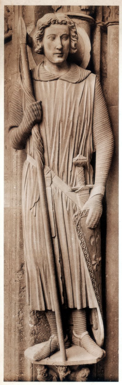 Saint Theodore, Cathedral of Chartres, Frankrig, 13. århundrede af Unbekannt