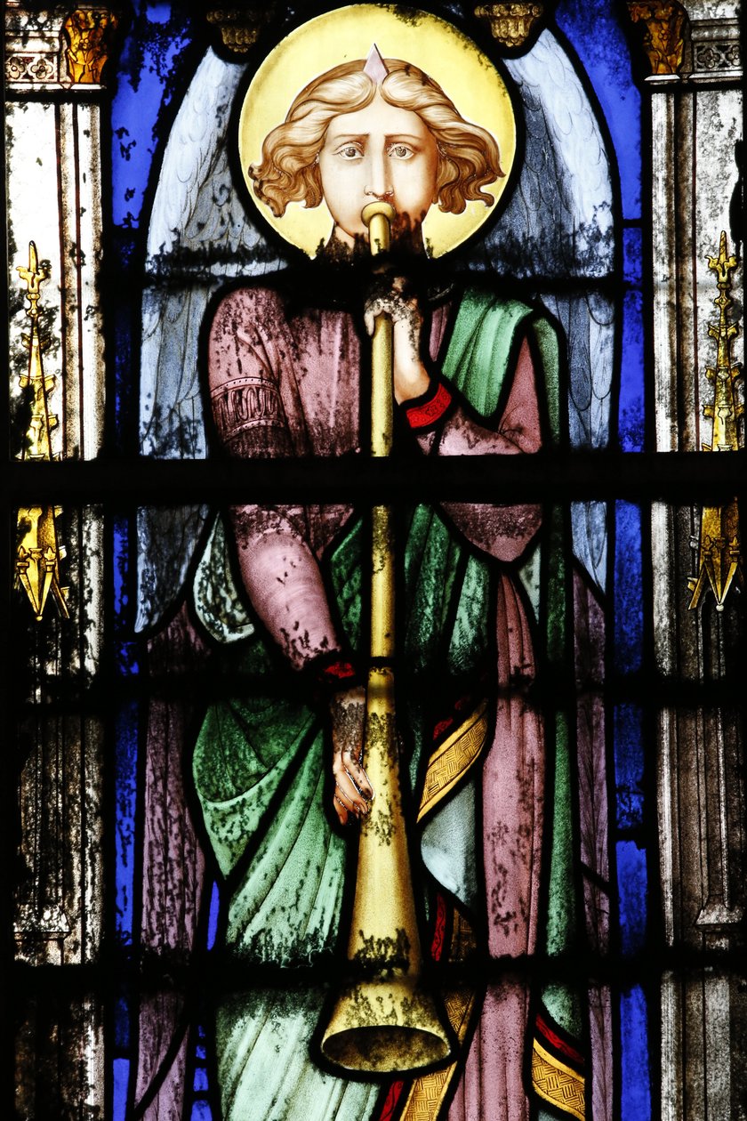 Sainte-Clotilde kirke. Engel. af Unbekannt