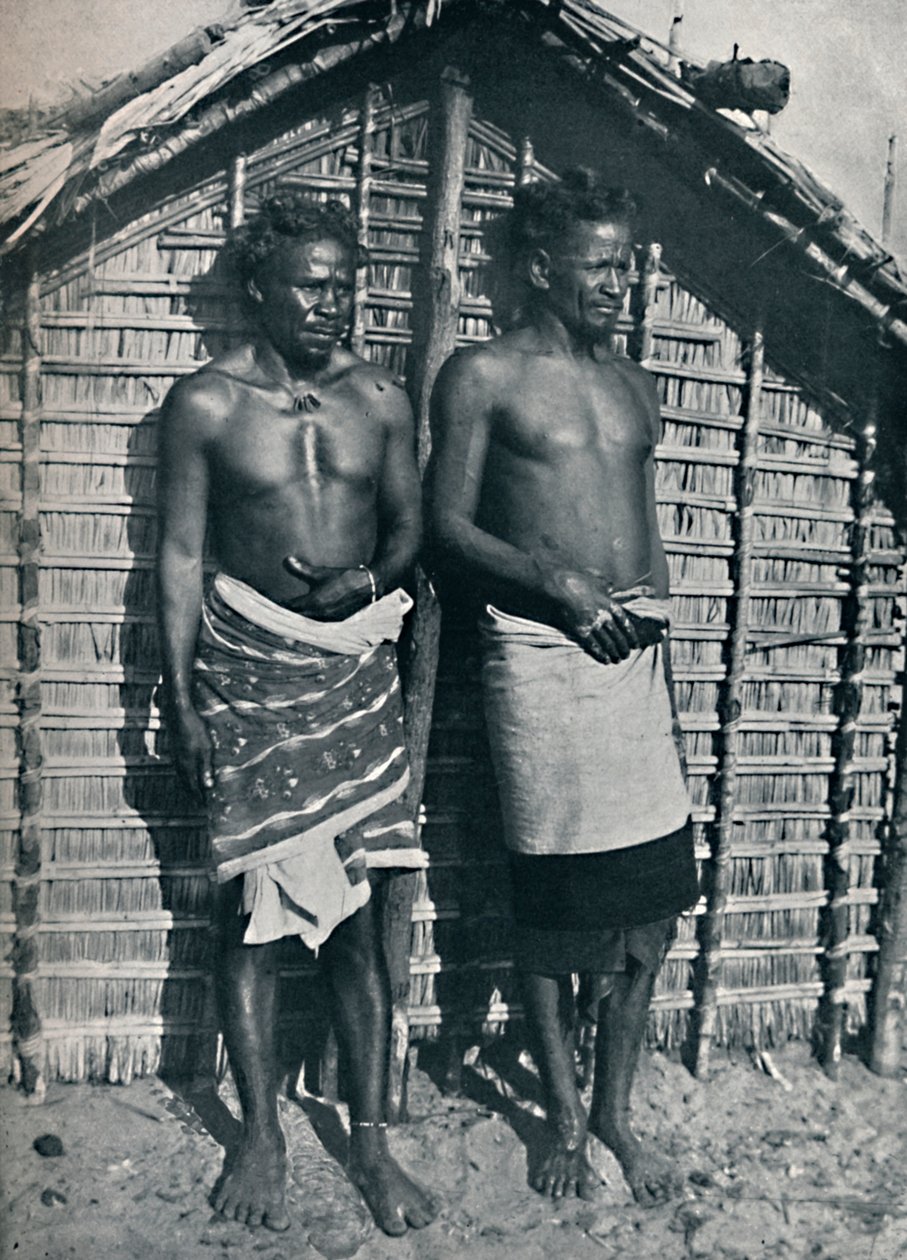 Sakalava-typer fra Menabe, det vestlige Madagaskar, 1912 af Unbekannt