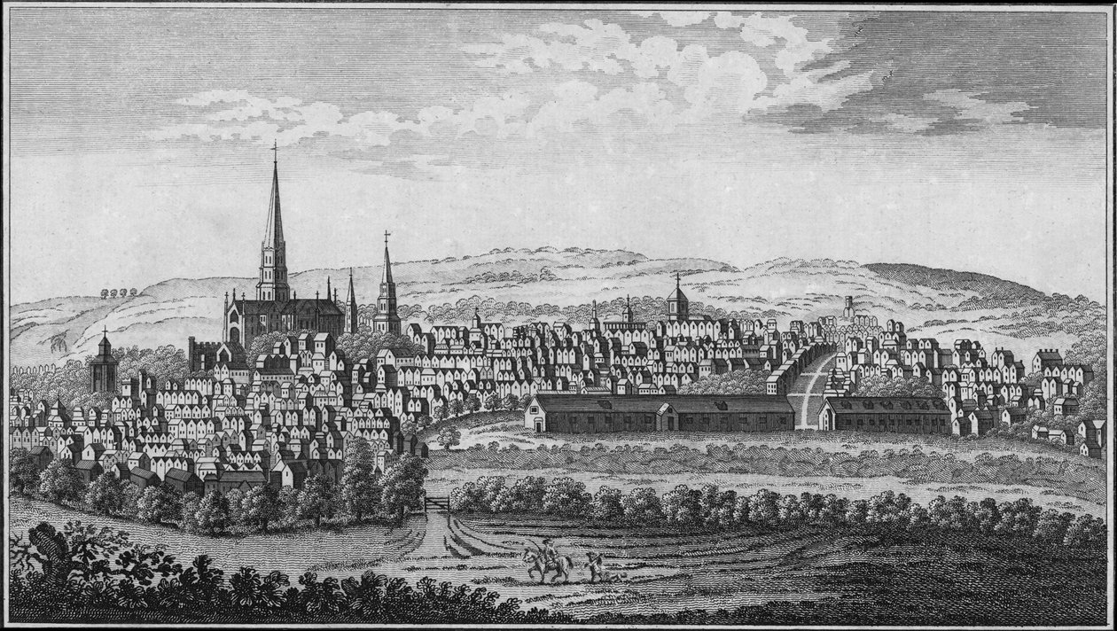 Salisbury, Wiltshire, midten af slutningen af det 18. århundrede. af Unbekannt