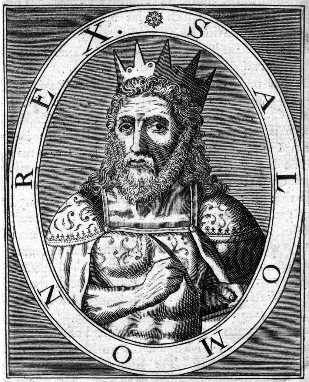 Salomon Rex. Portræt af kong Salomon af Unbekannt