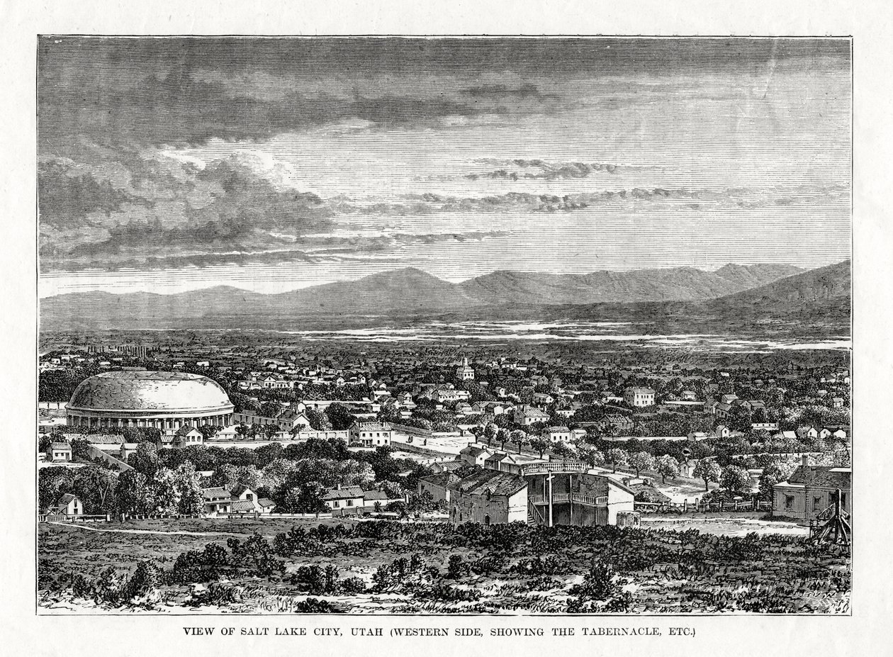 Salt Lake City, Utah, USA, 1877 af Unbekannt