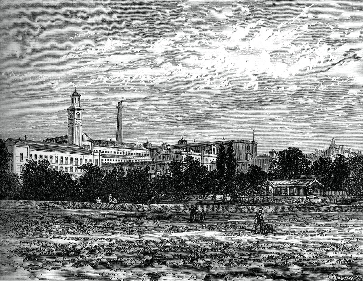 Saltaire værker, c1880 af Unbekannt