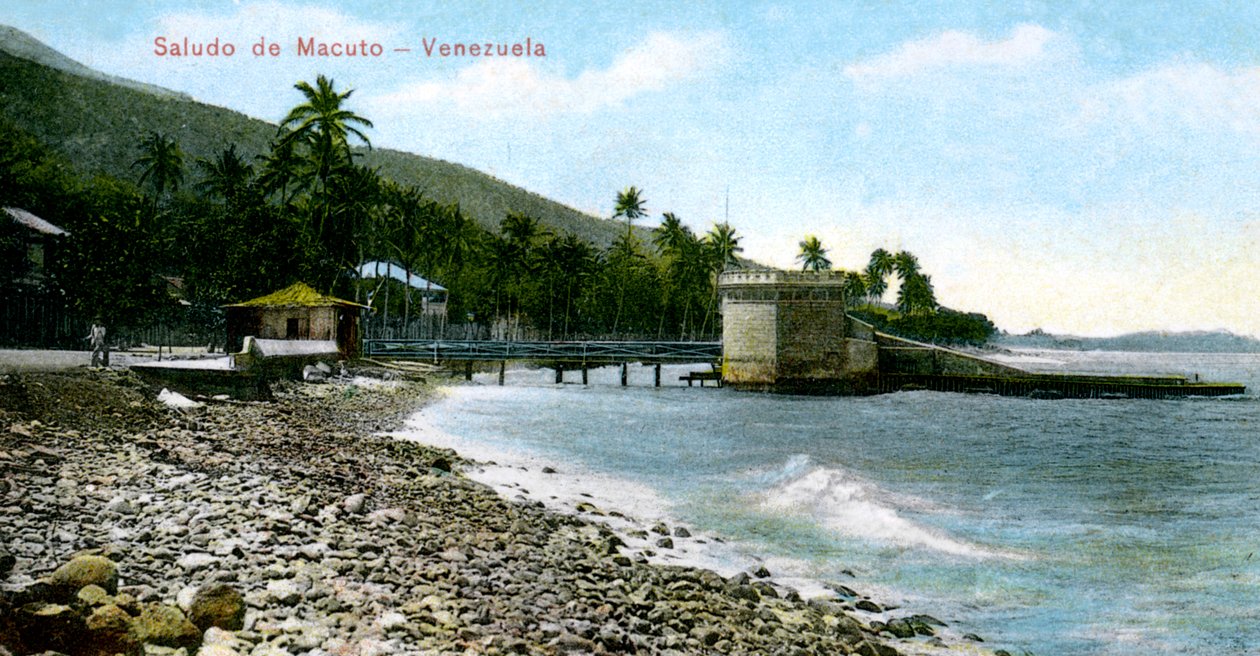 Hilsen fra Macuto, Venezuela, 1909 af Unbekannt