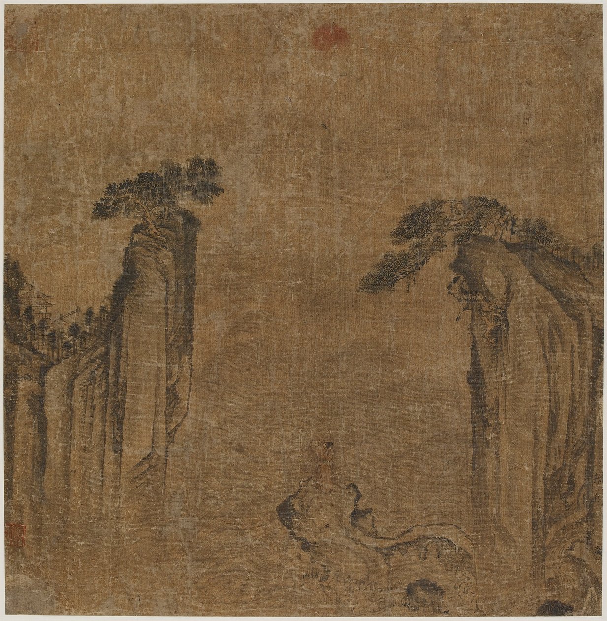 Saluering af solopgangen over havet, Ming Dynasty, 1368-1644. af Unbekannt