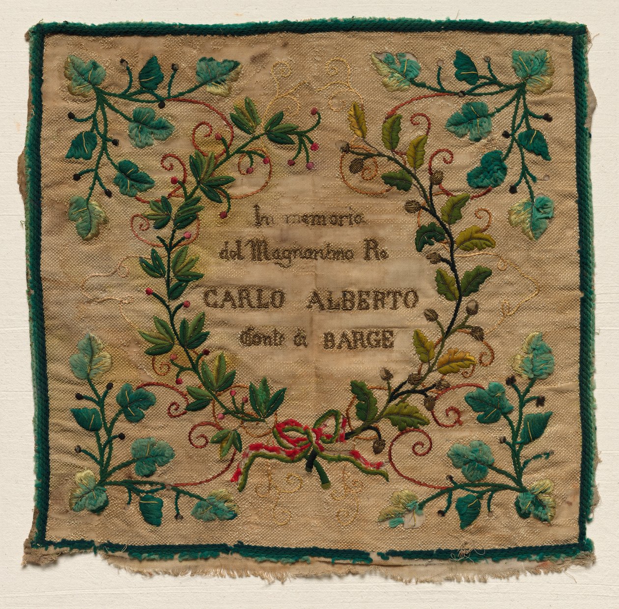 Sampler, 1800-tallet. af Unbekannt
