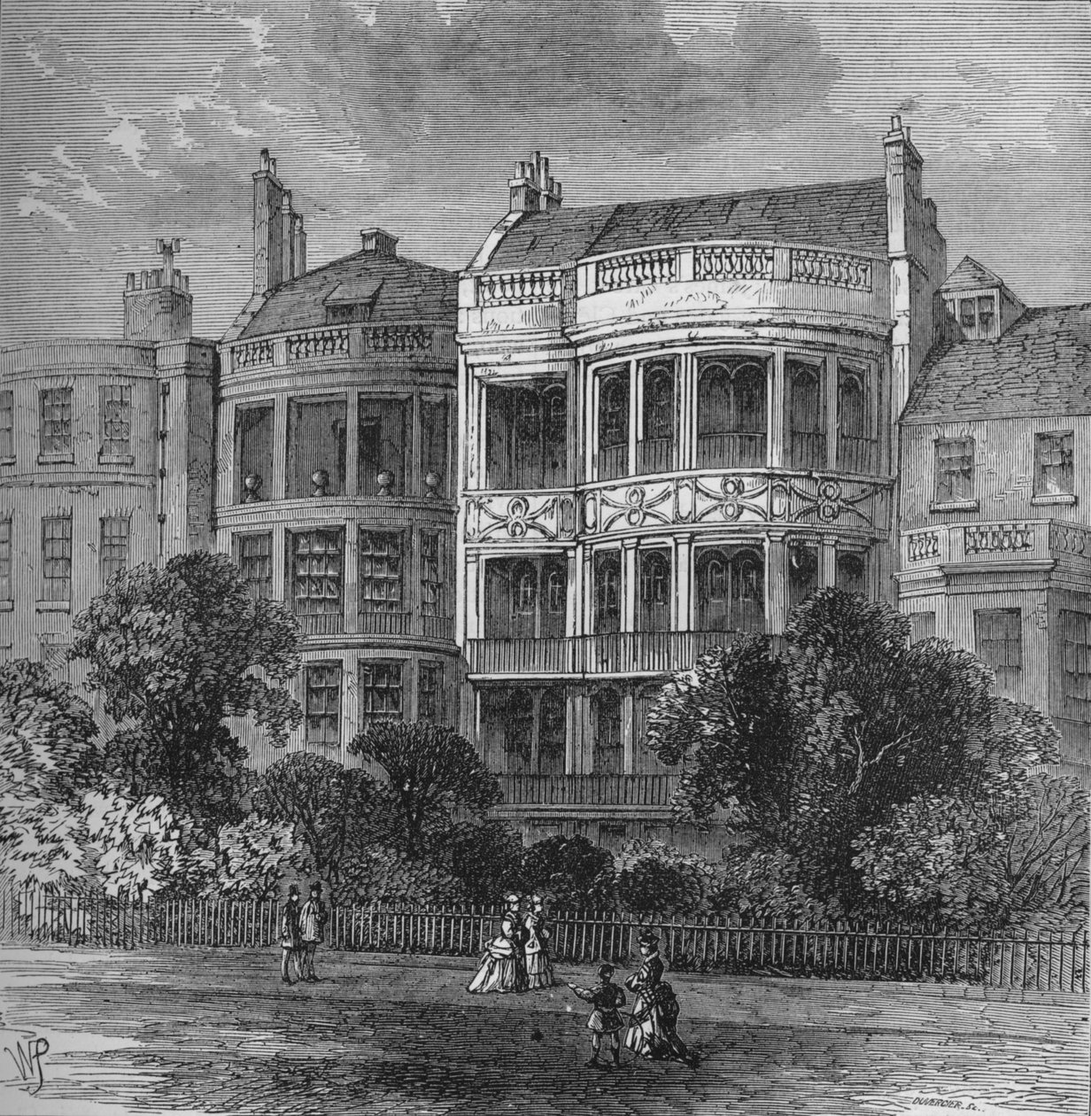 Samuel Rogers hus, Green Park front, Westminster, London, c1854 1878 af Unbekannt