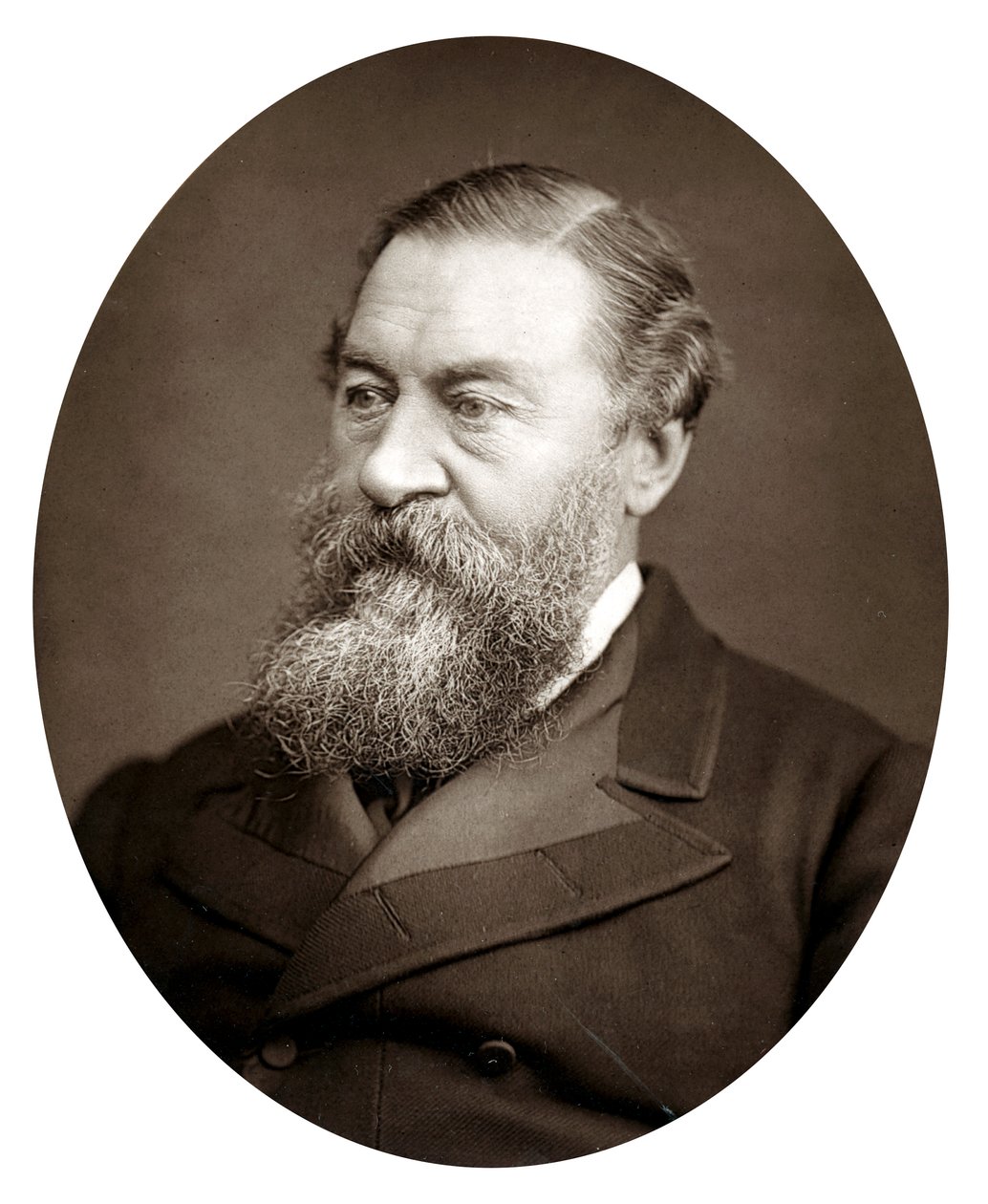 Samuel White Baker 1821-1893, engelsk opdagelsesrejsende og anti-slaveriforkæmper, c1880 af Unbekannt