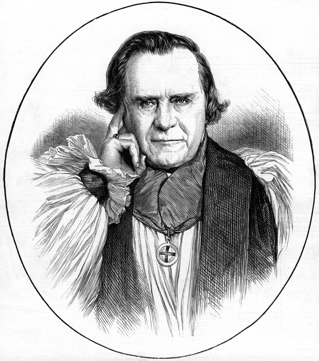 Samuel Wilberforce, engelsk prælat, 1873 af Unbekannt
