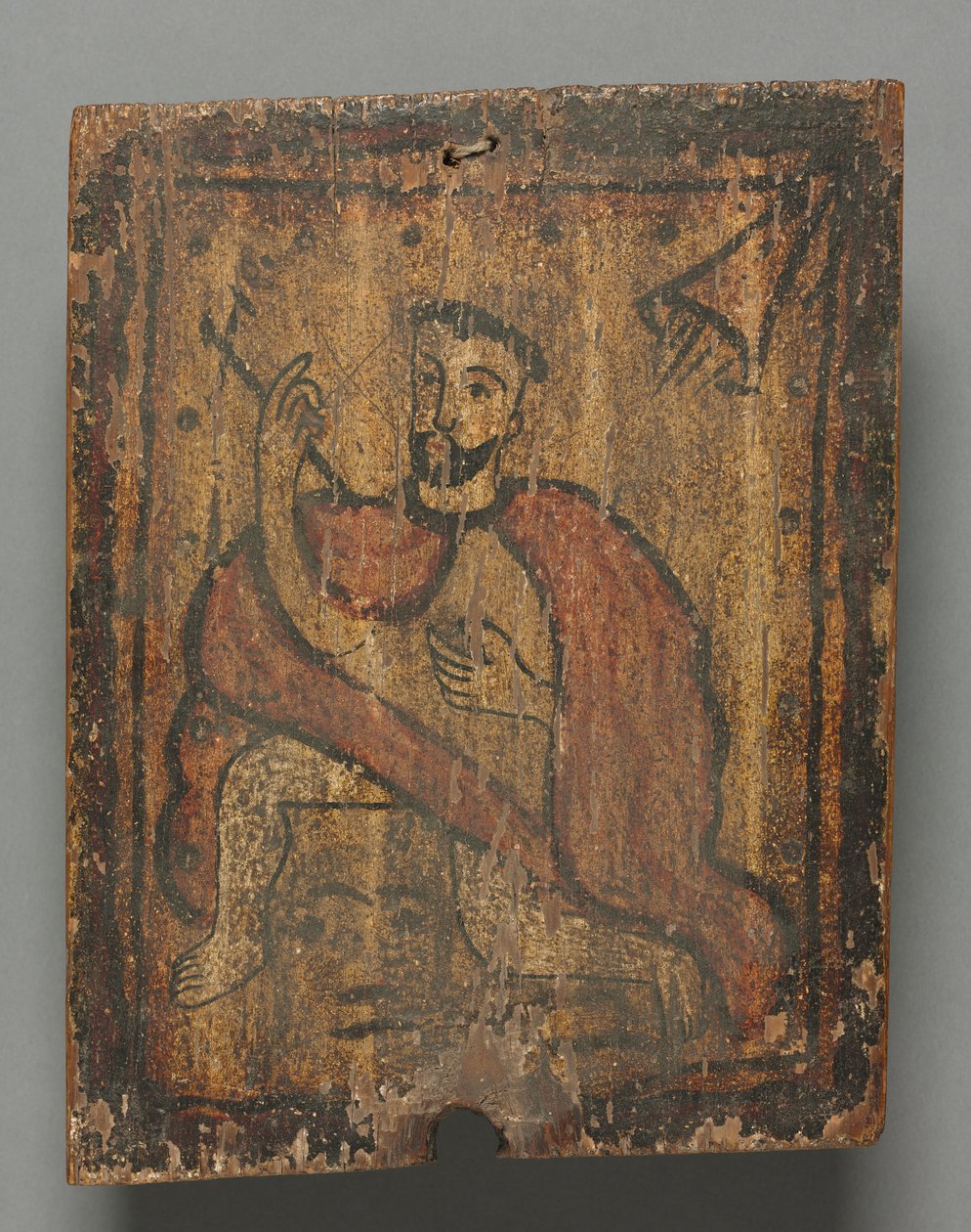 San Geronimo: helgen fra altertavle, 1600-1700-tallet. af Unbekannt