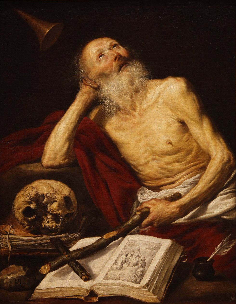 St. Jerome af Antonio de Pereda Madrid Spanien af Unbekannt