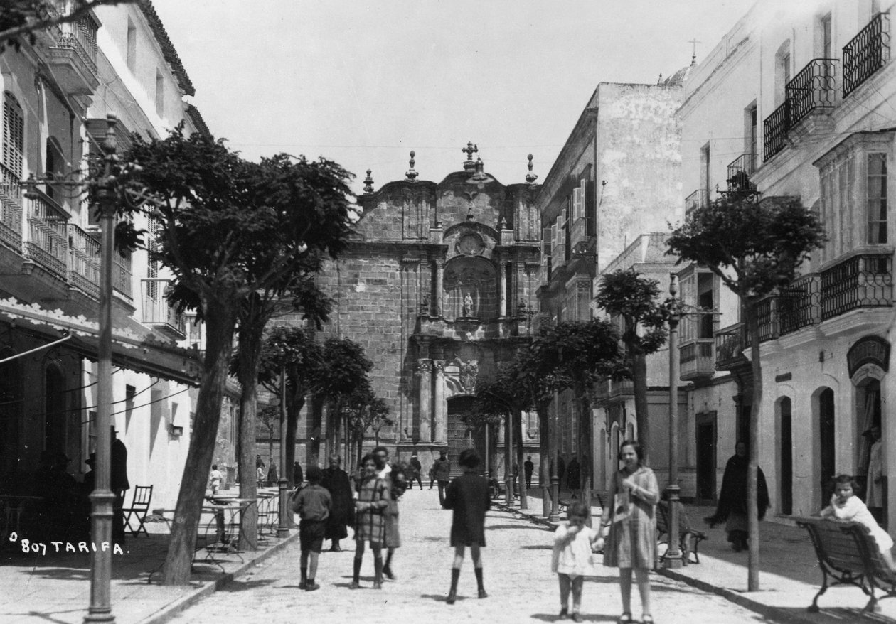 San Mateo-kirken, Tarifa, Andalusien, Spanien, c1920