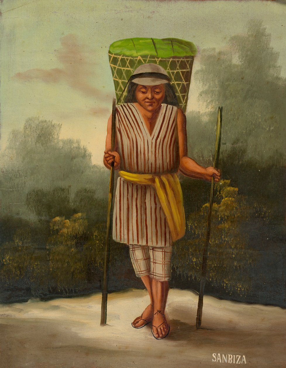 Sanbiza Man, før 1914. af Unbekannt
