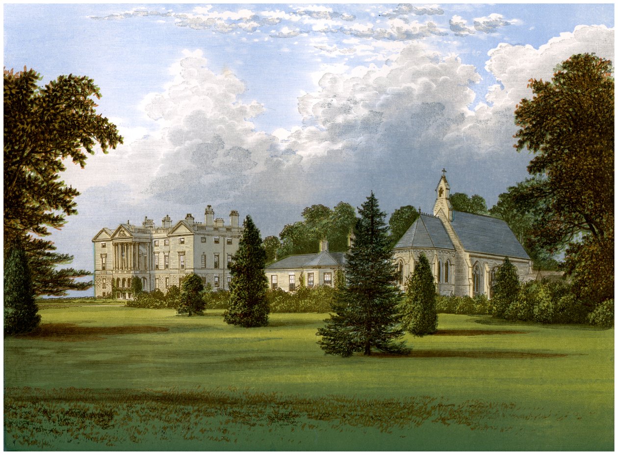 Sandbeck Park, Yorkshire, hjemsted for jarlen af Scarborough, c1880 af Unbekannt