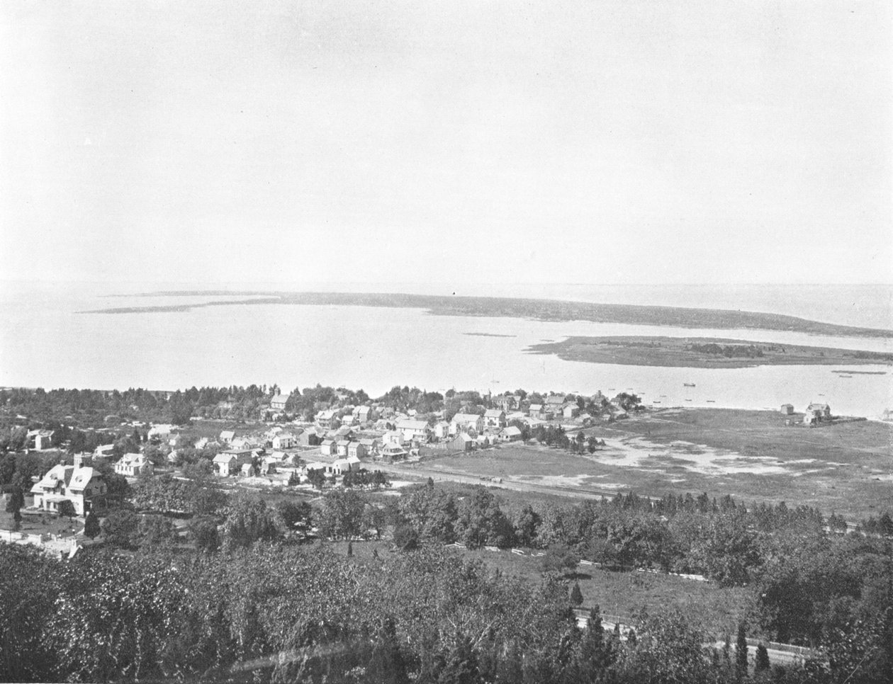 Sandy Hook, fra Highland Light, New Jersey, USA, c1900. af Unbekannt