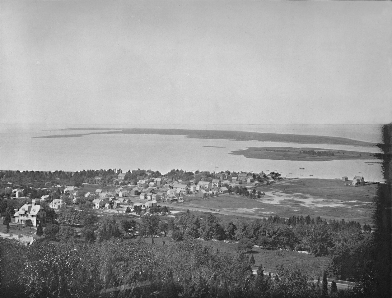 Sandy Hook, fra Highland Light, New Jersey, c1897. af Unbekannt