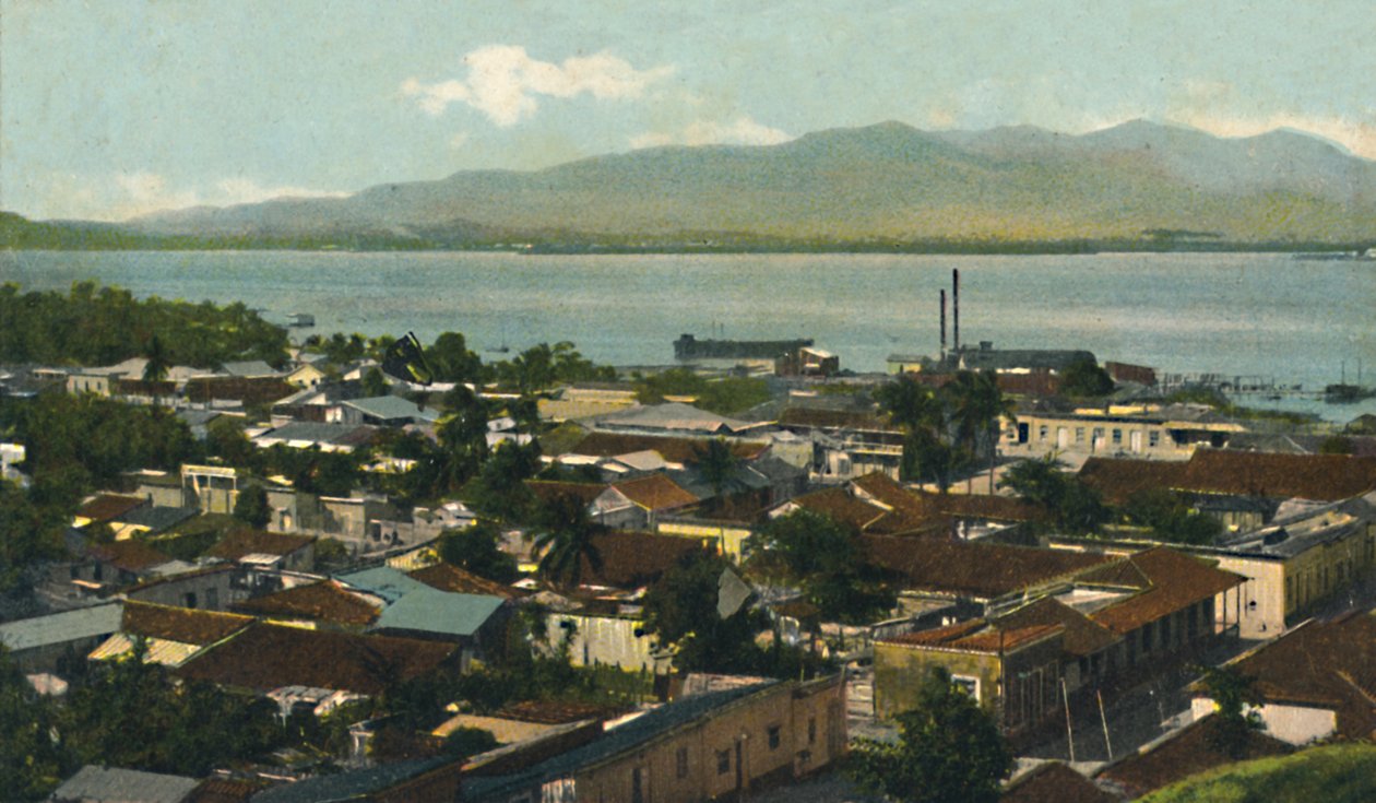 Santiago de Cuba. Delvis udsigt, c1910. af Unbekannt