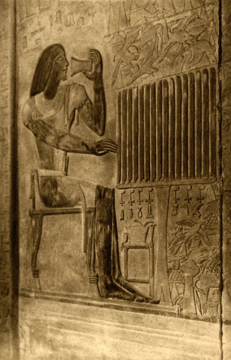 Saqqara - Ptahoteps grav - Vægmaleri, c1918-c1939. af Unbekannt