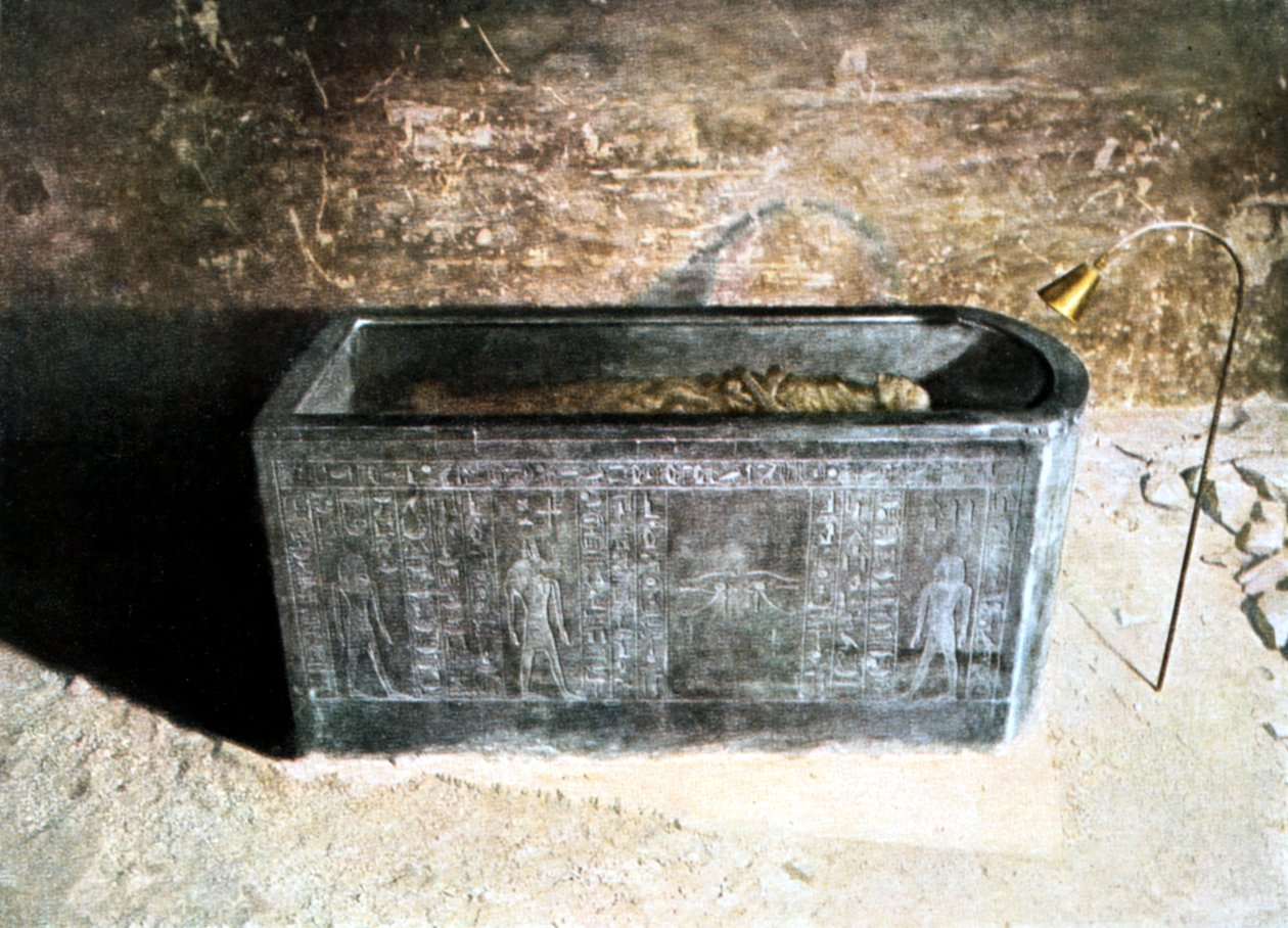 Sarkofag af Amenhotep II, oldægyptisk, 18. dynasti, 1400 f.Kr. af Unbekannt