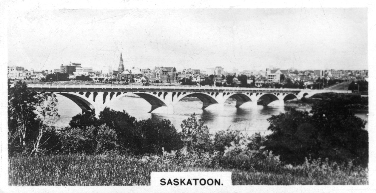 Saskatoon, det centrale Saskatchewan, Canada, c1920