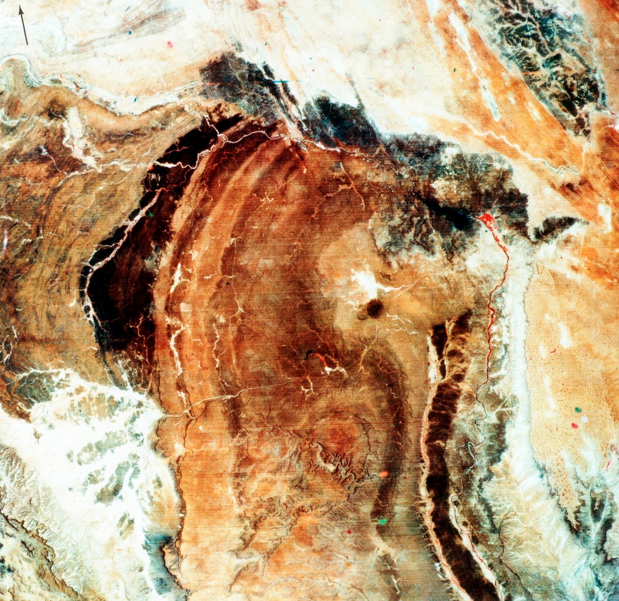 Satellitfoto af Great Namaland, Namibia, 1972 af Unbekannt