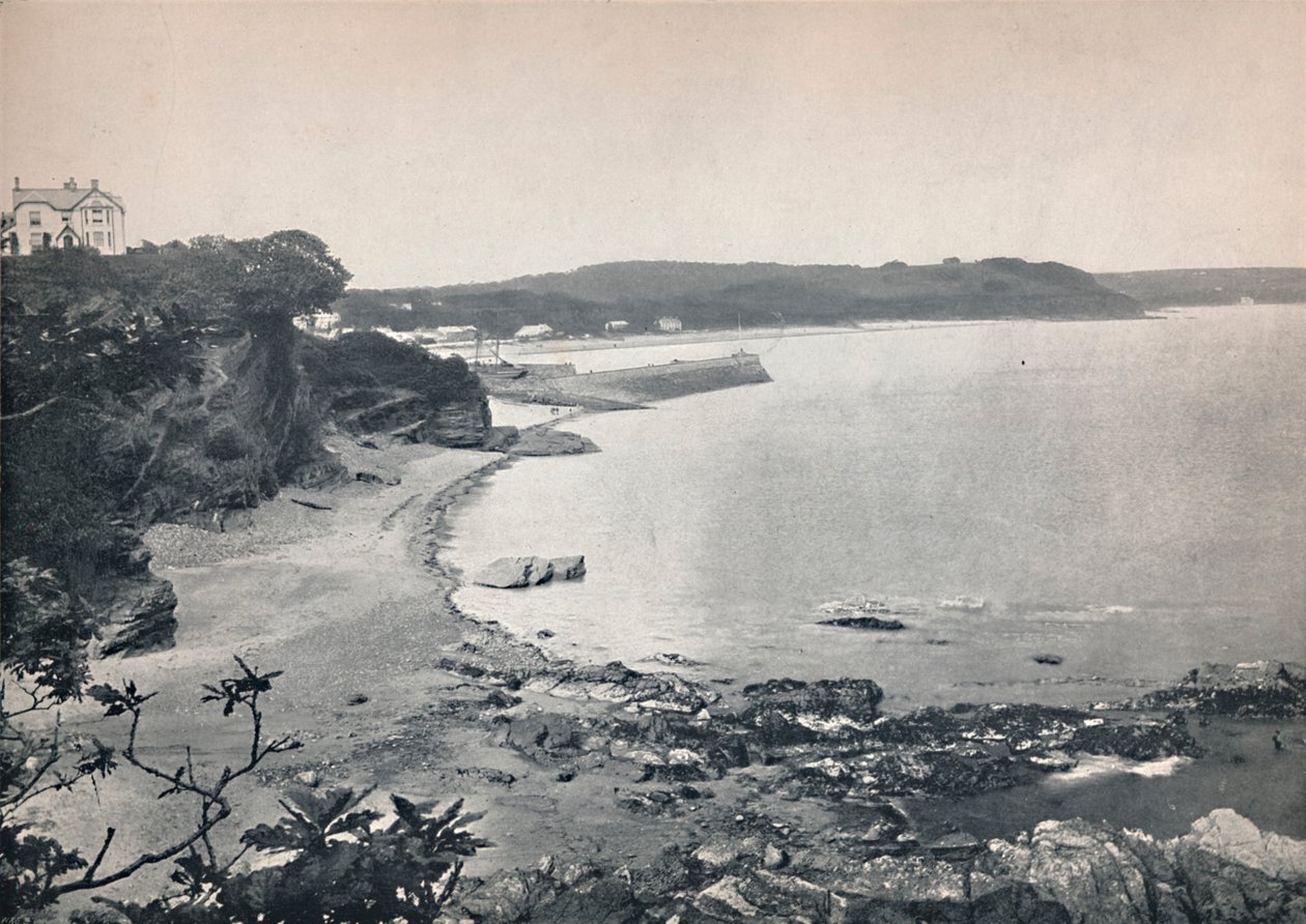 Saundersfoot - Almindelig udsigt over bugten, 1895 af Unbekannt