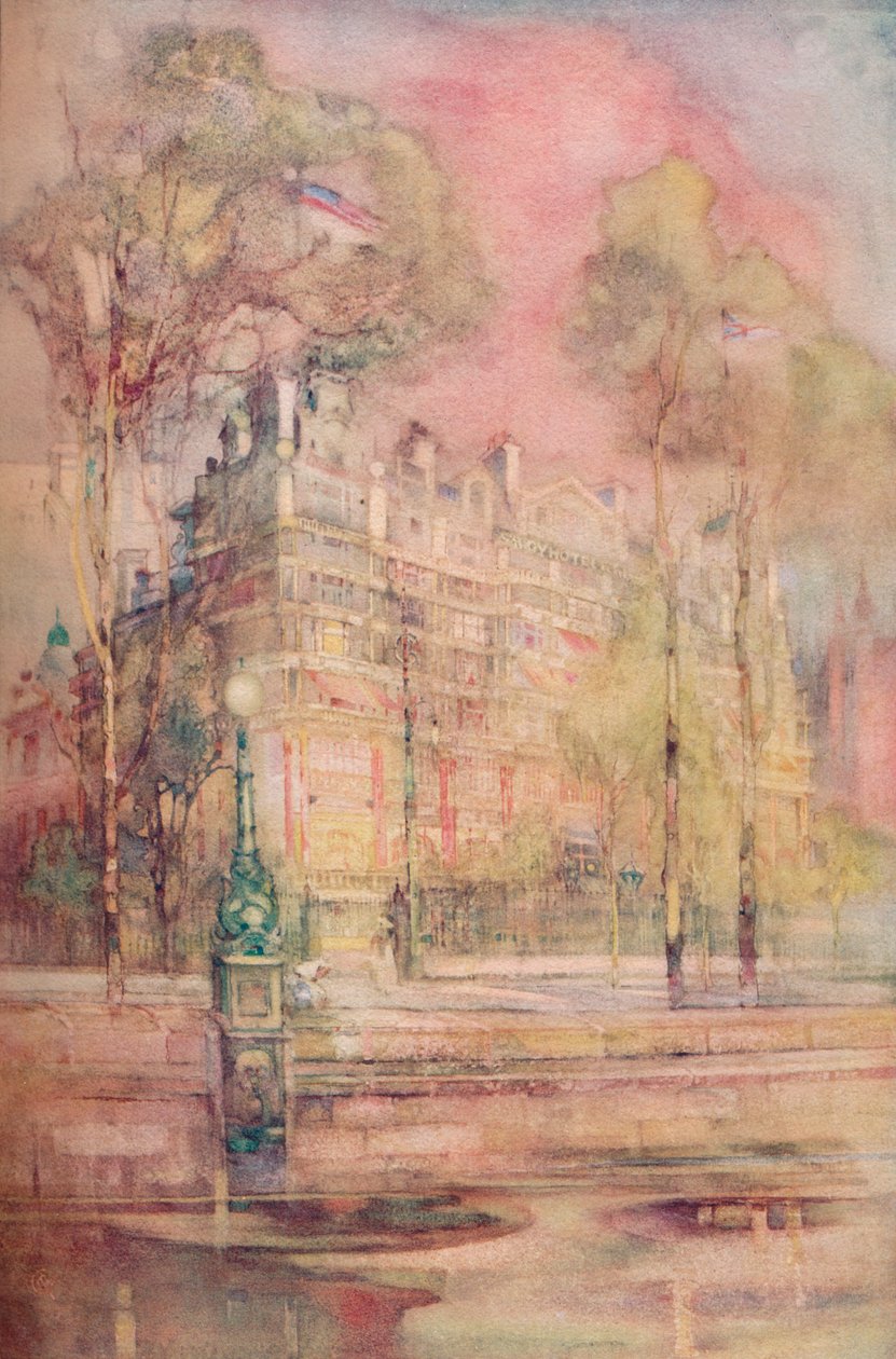 Savoy Hotel, London, c1905 af Unbekannt
