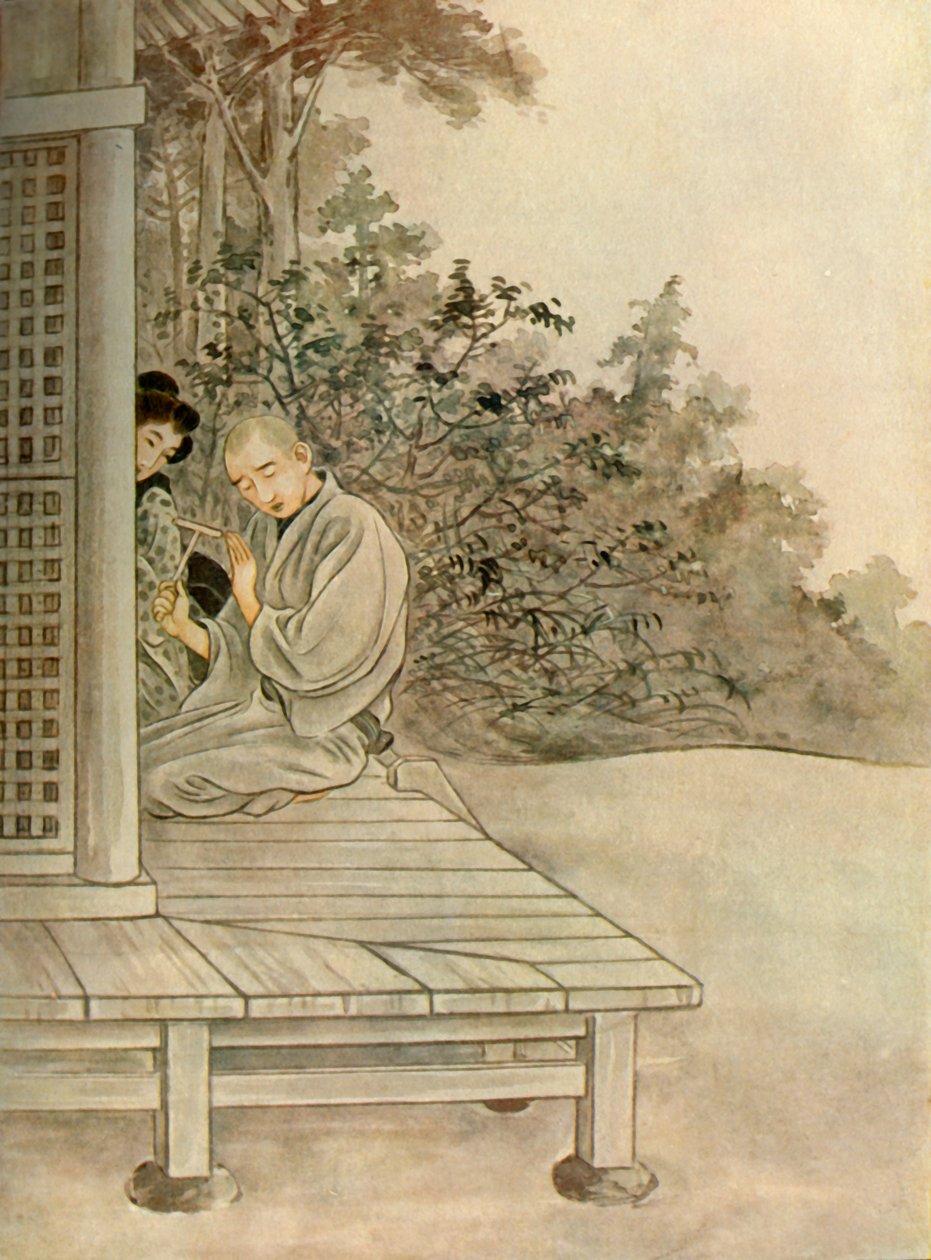 Sawaichi...repeated the Buddhist invocation: Namu Amida Butsu, 1919. af Unbekannt