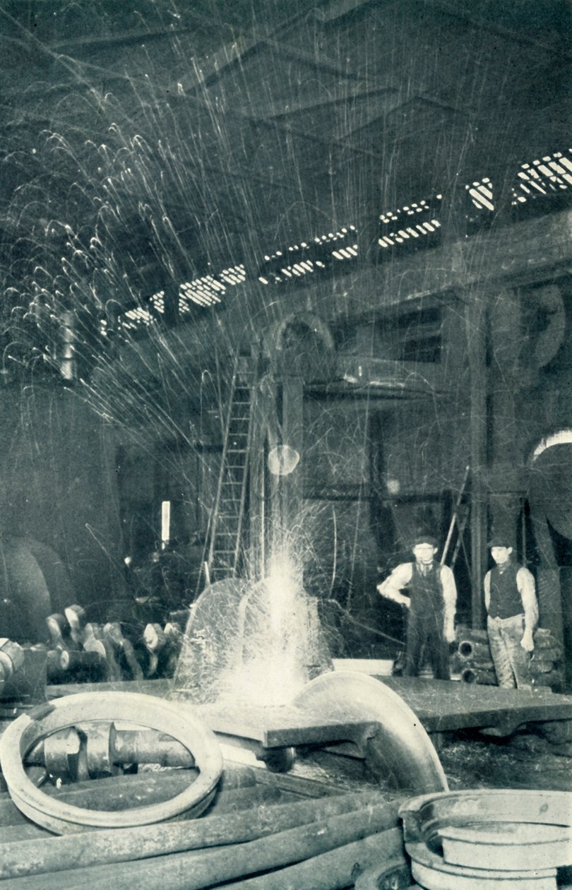 Savning af koldt stål, 1922. af Unbekannt