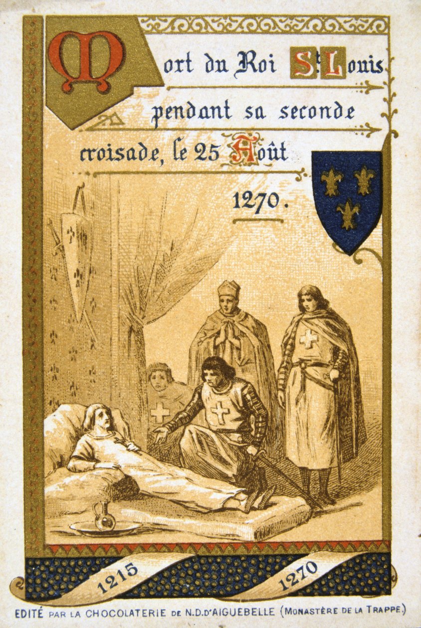 Scene fra Bertrand du Guesclins liv, 1800-tallet af Unbekannt