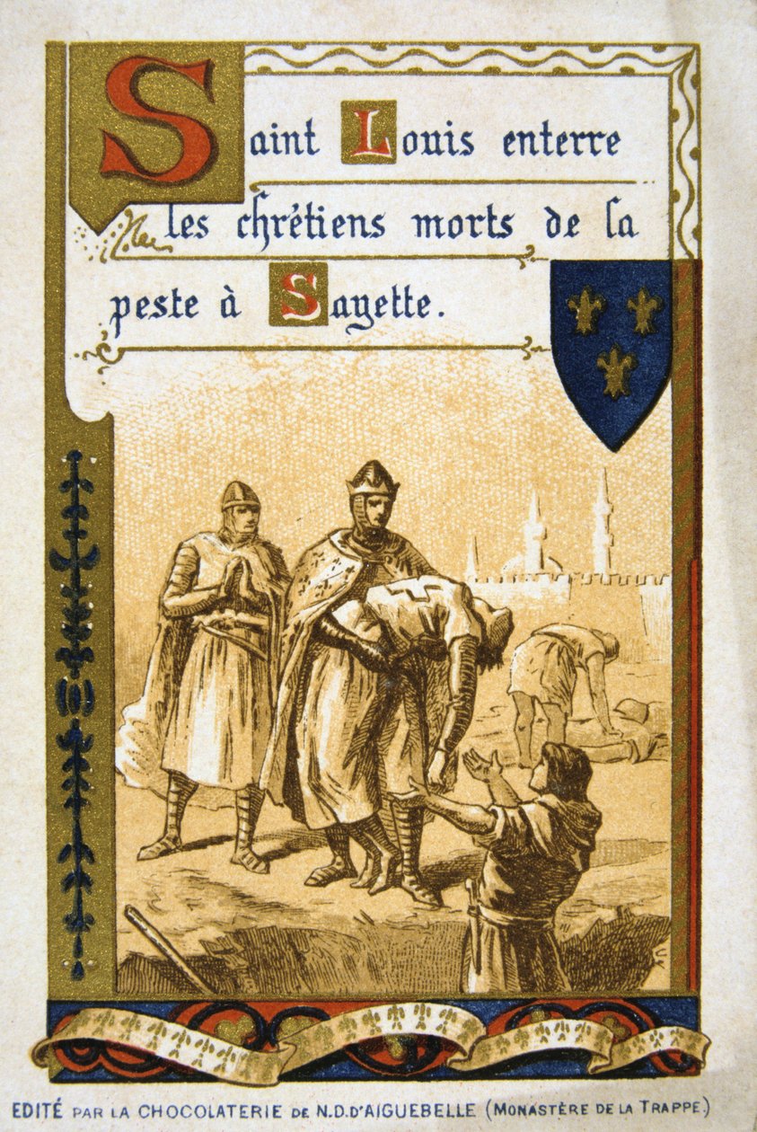 Scene fra Bertrand du Guesclins liv, 1800-tallet af Unbekannt
