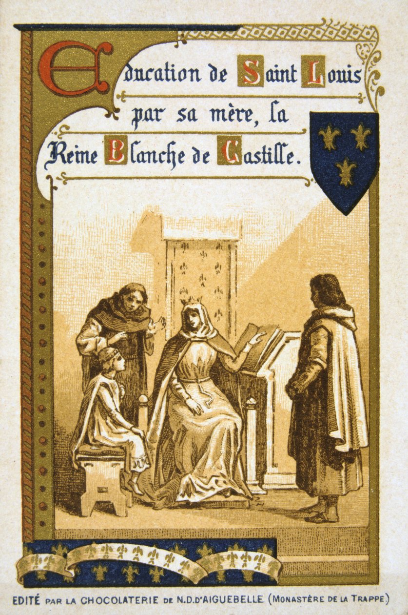 Scene fra Bertrand du Guesclins liv, 1800-tallet af Unbekannt