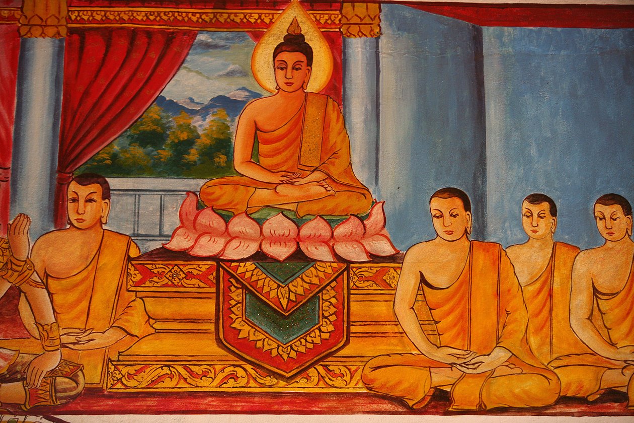 Scene fra Buddha Vientiane Laos liv af Unbekannt