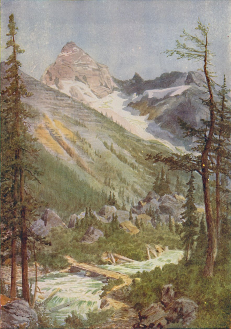 Scene i Rocky Mountains, 1924 af Unbekannt