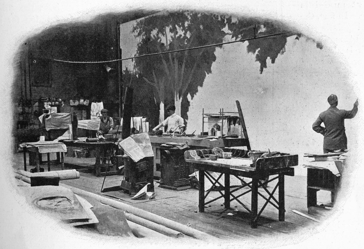 Scenemaleri, London, c1900 1901 af Unbekannt