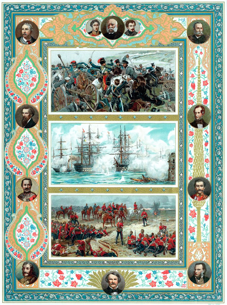 Scener fra britiske militære engagementer, c1887 af Unbekannt