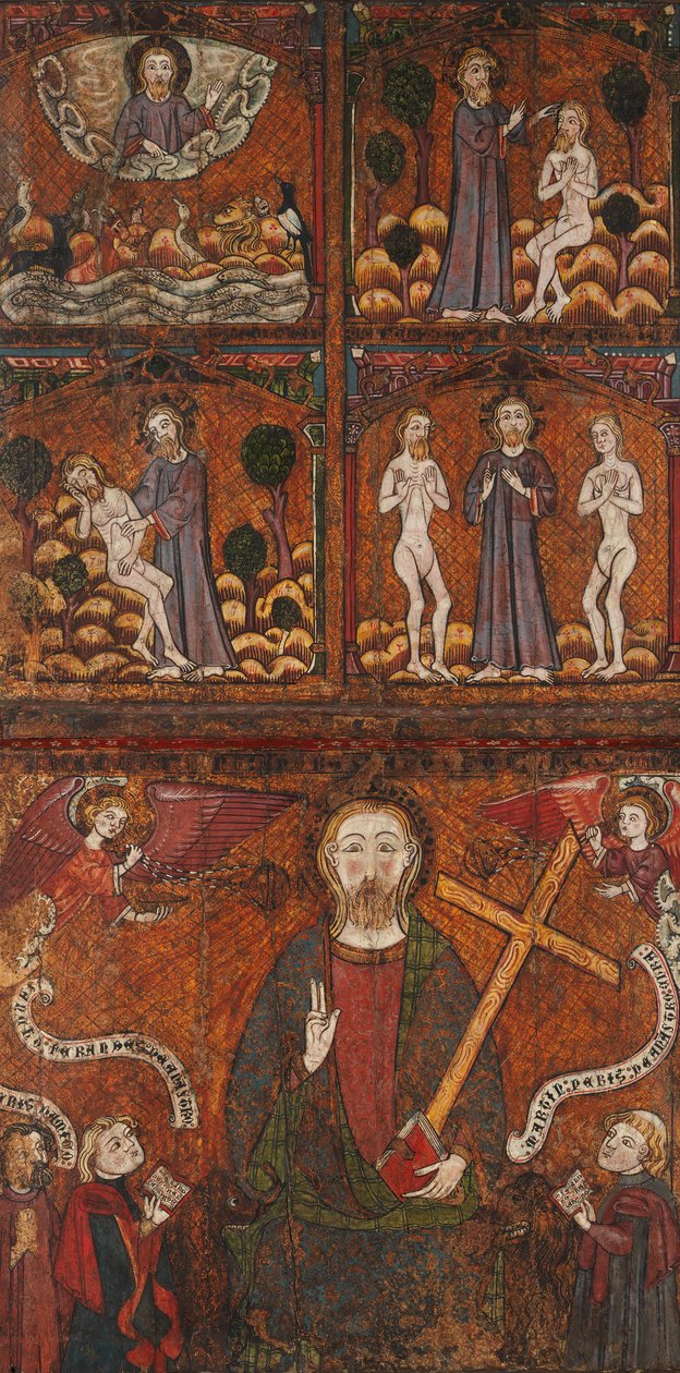 Scener fra Saint Andrews liv, slutningen af det 14. århundrede. af Unbekannt