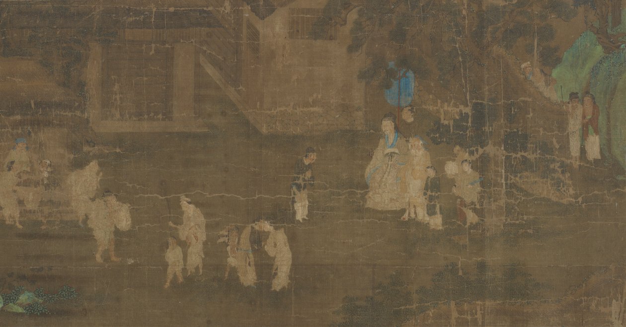 Scener fra berømte mænds liv del 1, Ming-dynastiet, 1500-1700-tallet. af Unbekannt