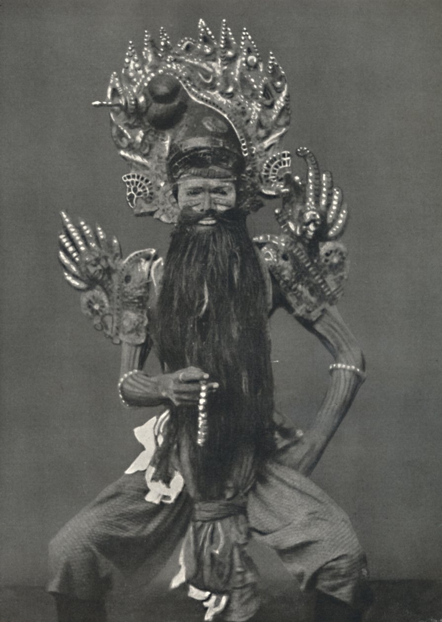 Skuespiller som Guruswamin, den øverste spirituelle lærer, 1926 af Unbekannt