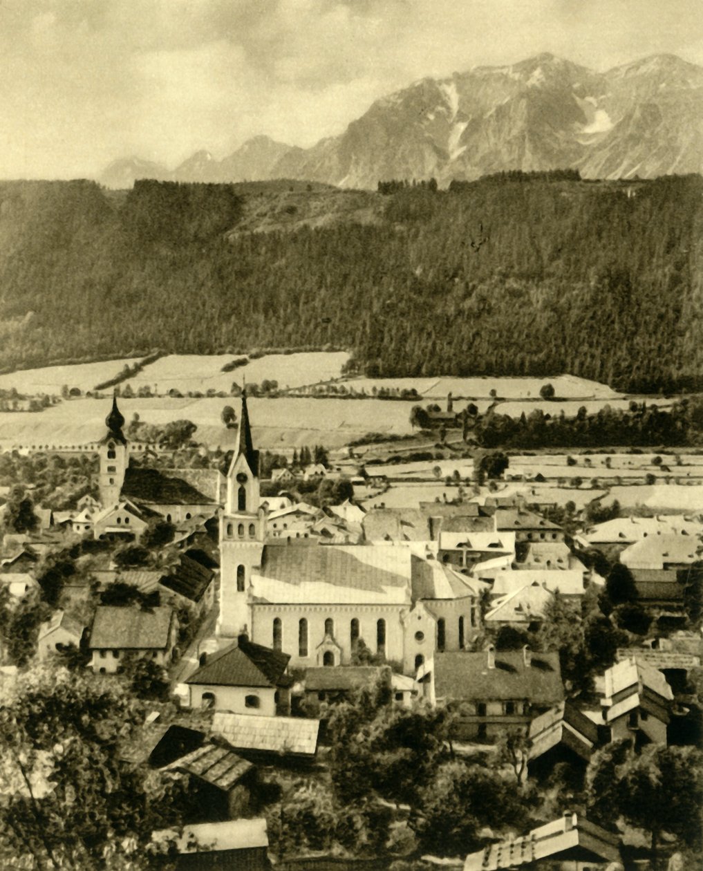 Schladming, Steiermark, Østrig, c1935. af Unbekannt