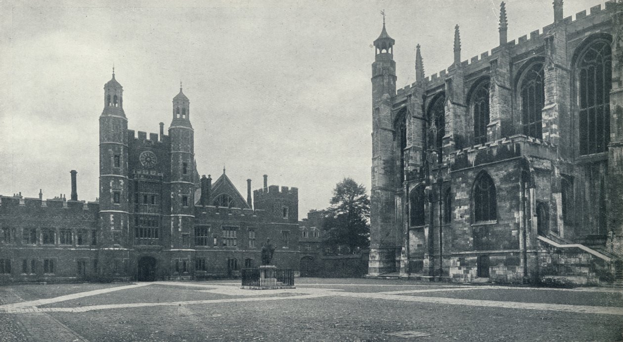 Skolegård og Kapel, 1926 af Unbekannt