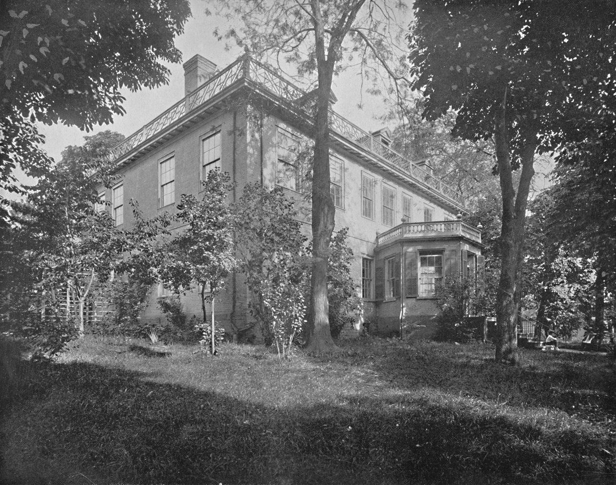 Schuyler Mansion, Albany, New York, c1897. af Unbekannt