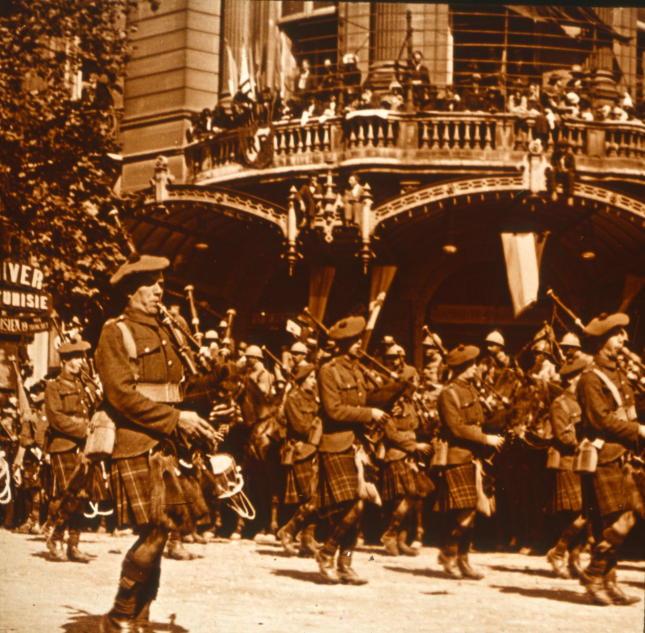 Skotske soldater, 14. juli 1919 af Unbekannt