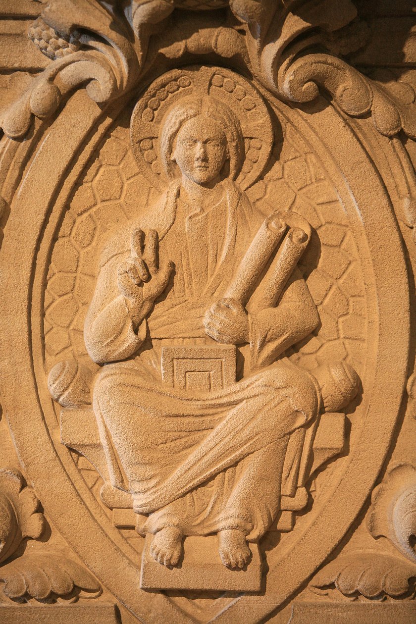 Skulptur af Kristus i Soulac basilika Soulac Frankrig af Unbekannt