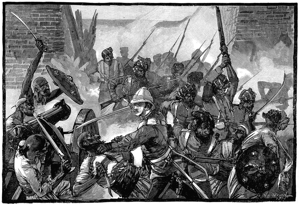 Anden anglo-afghanske krig 1878-1880, c1885 af Unbekannt