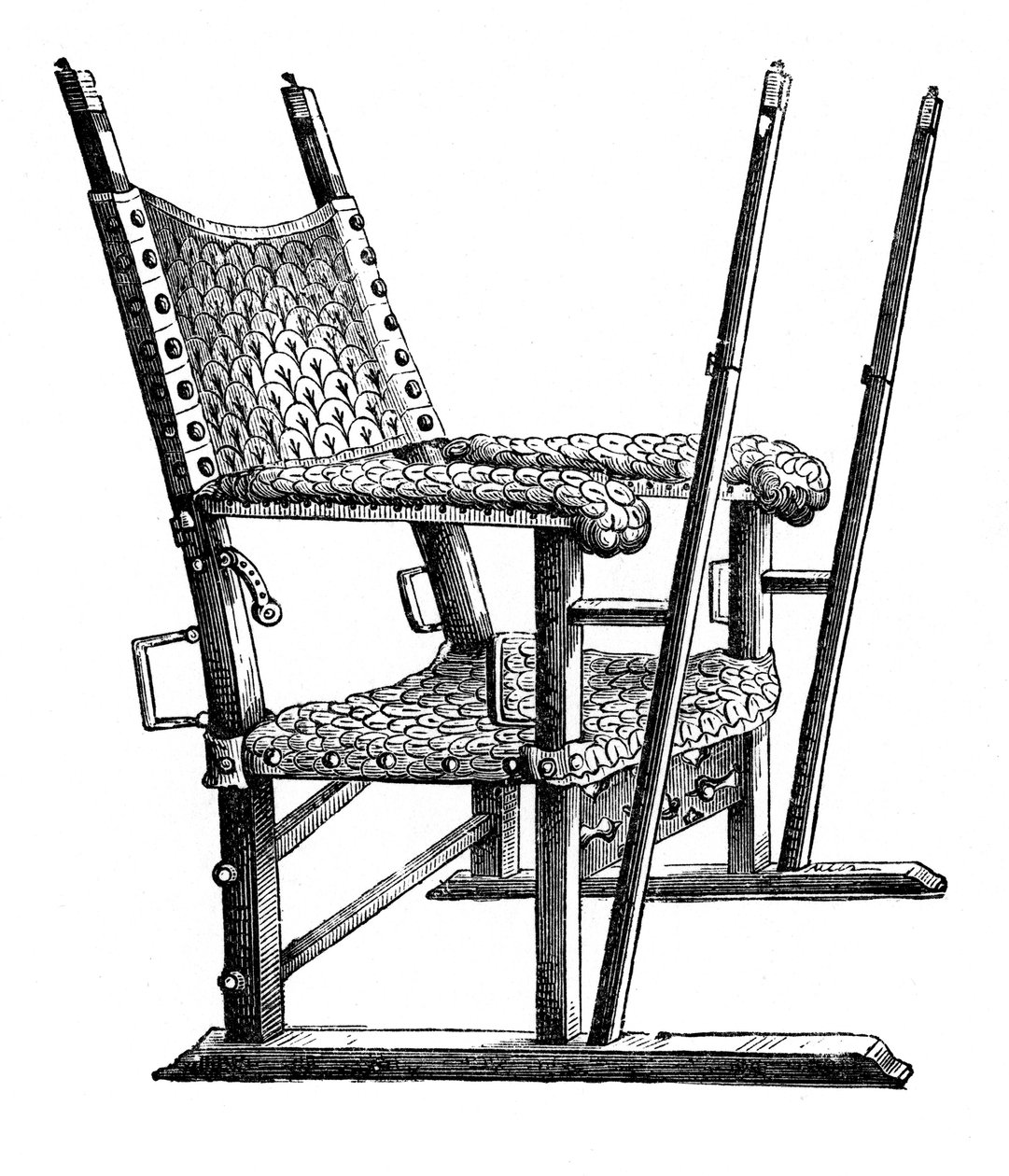 Sedan stol af Charles V, 14. århundrede, 1870 af Unbekannt