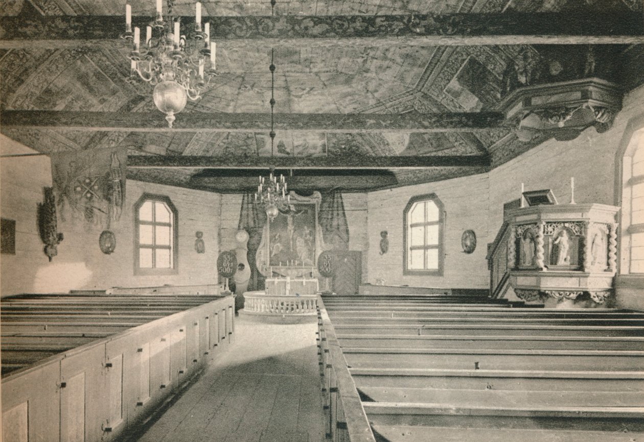 Seglora Kirke, Skansen Frilandsmuseum, Stockholm, 1925 af Unbekannt