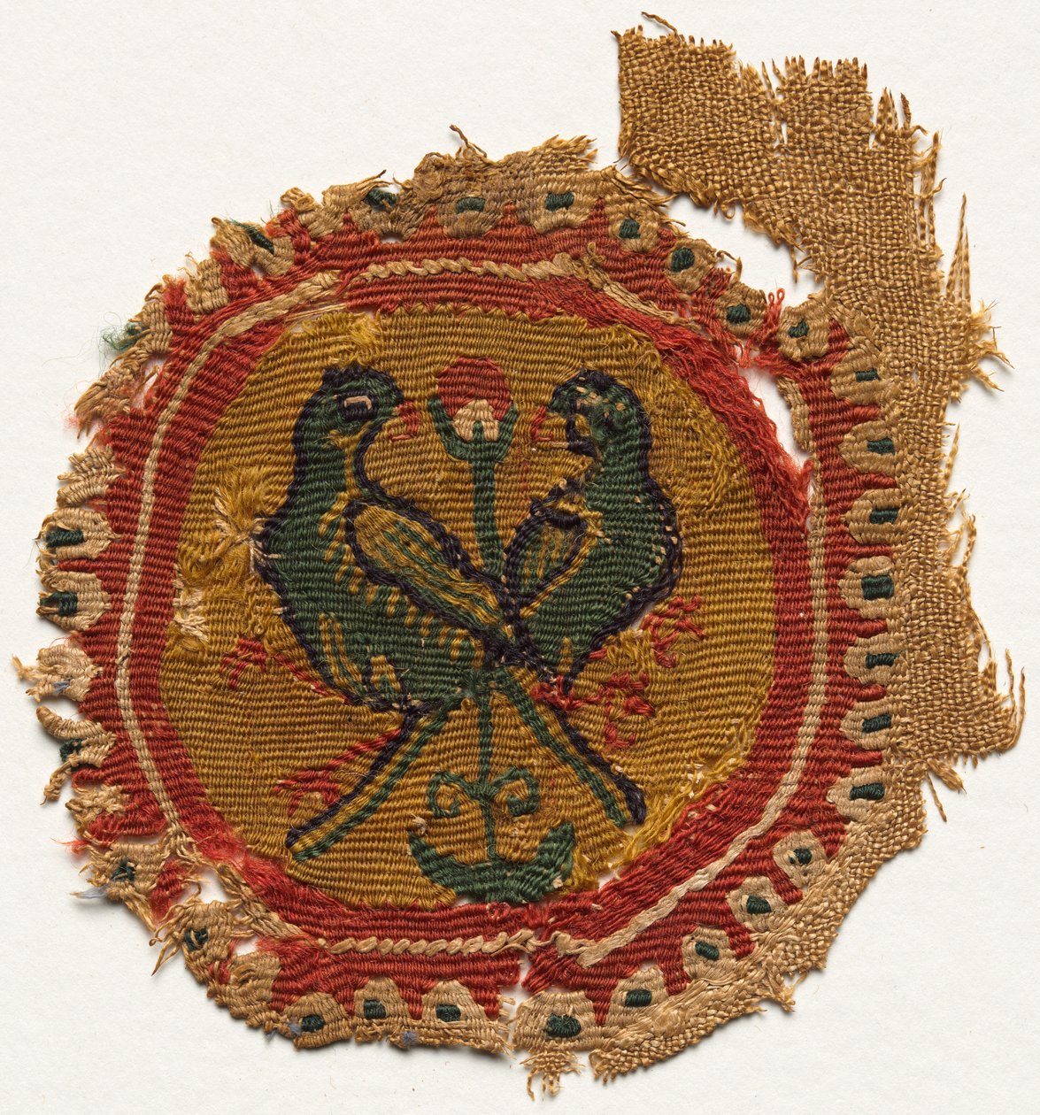 Segmentum fra en tunika, 600-700-tallet. af Unbekannt